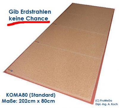 Erdstrahlenabschirmung KOMA - sicher und dauerhaft wirksam