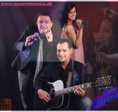 ITALIENISCHE MUSIK DUO TRIO BAND MIT S�NGERIN  TANZEN MUSIK MIT AZZURROMUSICA BAND